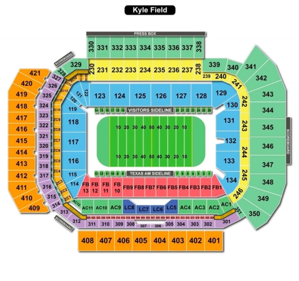 Kyle Field Seating Chart Seatgraph 1024x962 