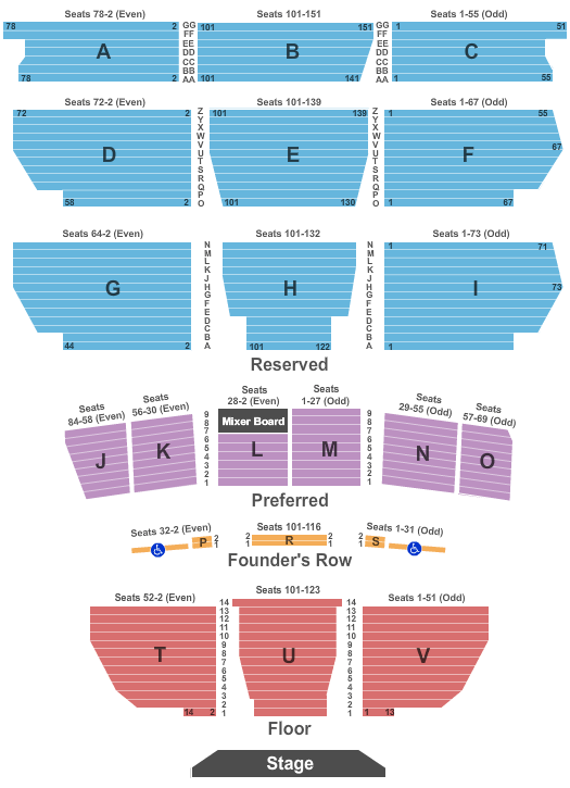 Santa Barbara Bowl Seating Chart