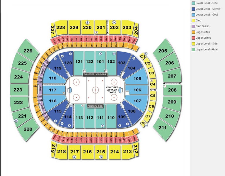 Desert Diamond Arena Seating Chart 2023: A Complete Guide | Gila River ...