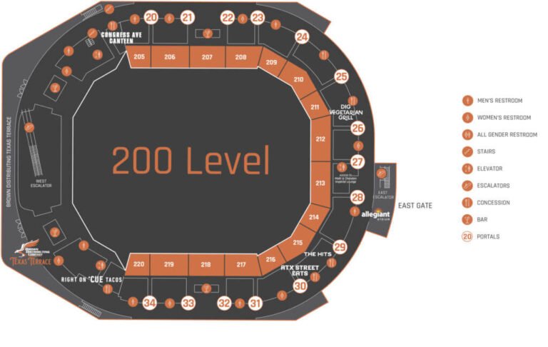 Moody Center Seating Chart- Austin, TX: Best Seats Inside Arena - SeatGraph