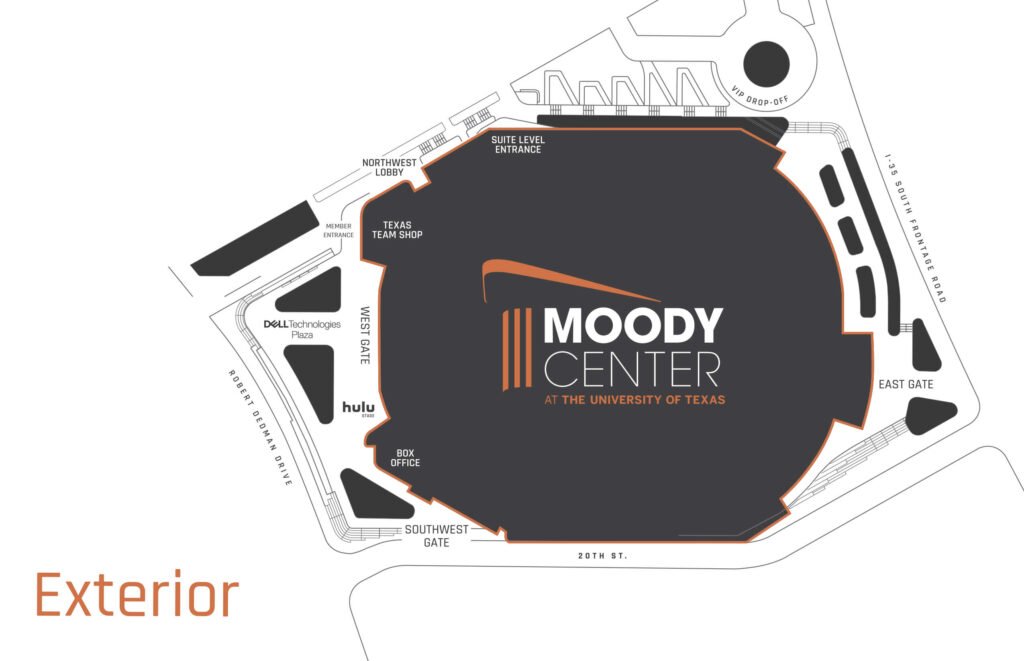 moody center seating chart