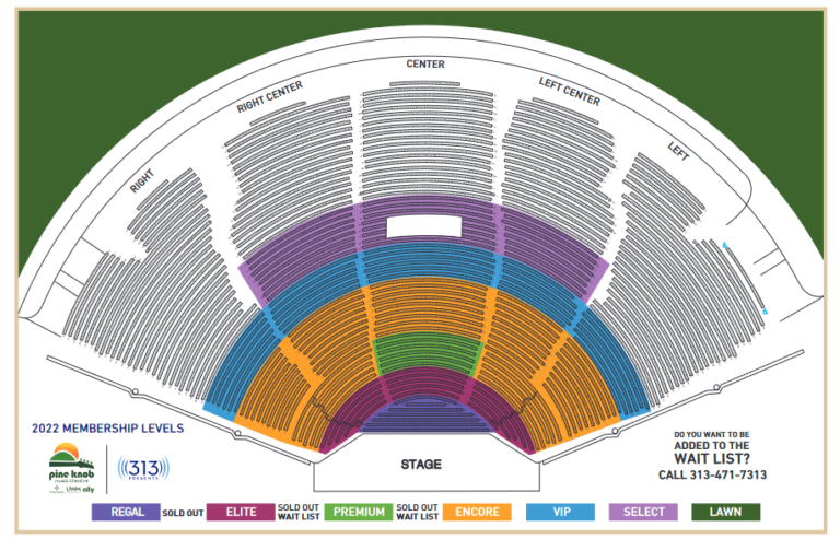 Pine Knob Seating Chart 2024: Tips to Get the Best Seats in Music ...