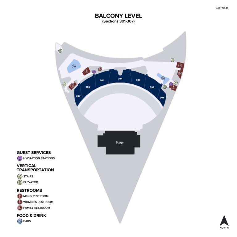 Exploring YouTube Theater Seating Chart - Hollywood Park, Los Angeles