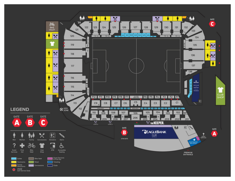 Audi Field Seating Chart 2023 Washington D.C.'s Hottest Stadium