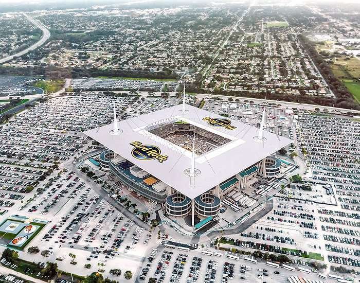 miami dolphins parking