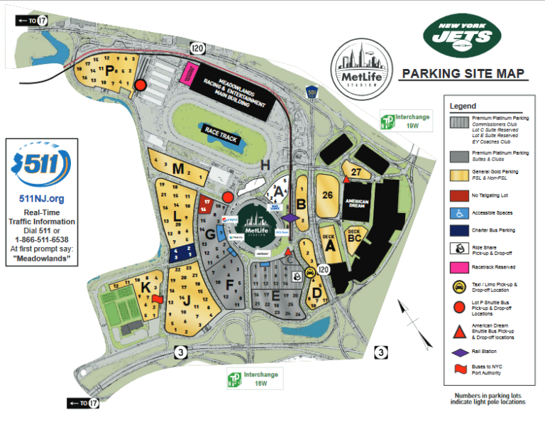 MetLife Stadium Parking Guide 2024: Lots, Parking Pass, Cost and Tips