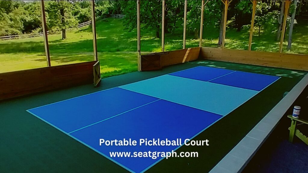 cost of building a portable pickleball court