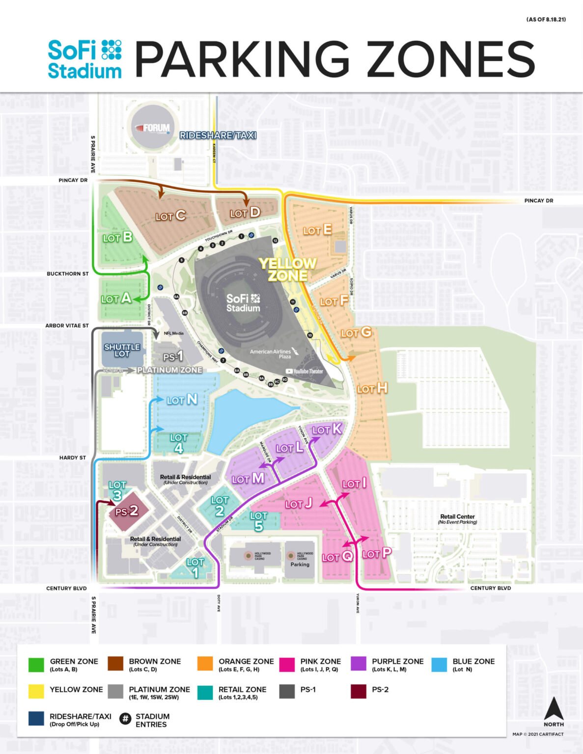 SoFi Stadium Parking 2024: Everything You Need to Know - SeatGraph