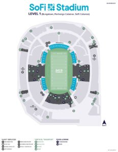 SoFi Stadium Seating Chart 2023 - SeatGraph