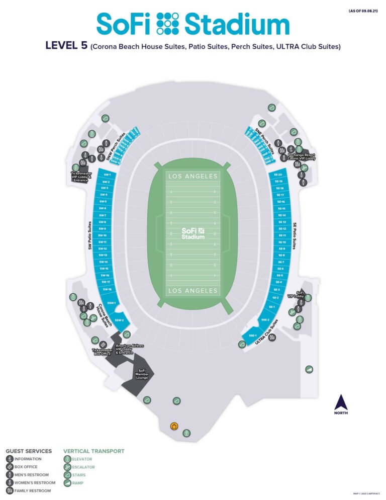 SoFi Stadium Seating Chart 2023 SeatGraph