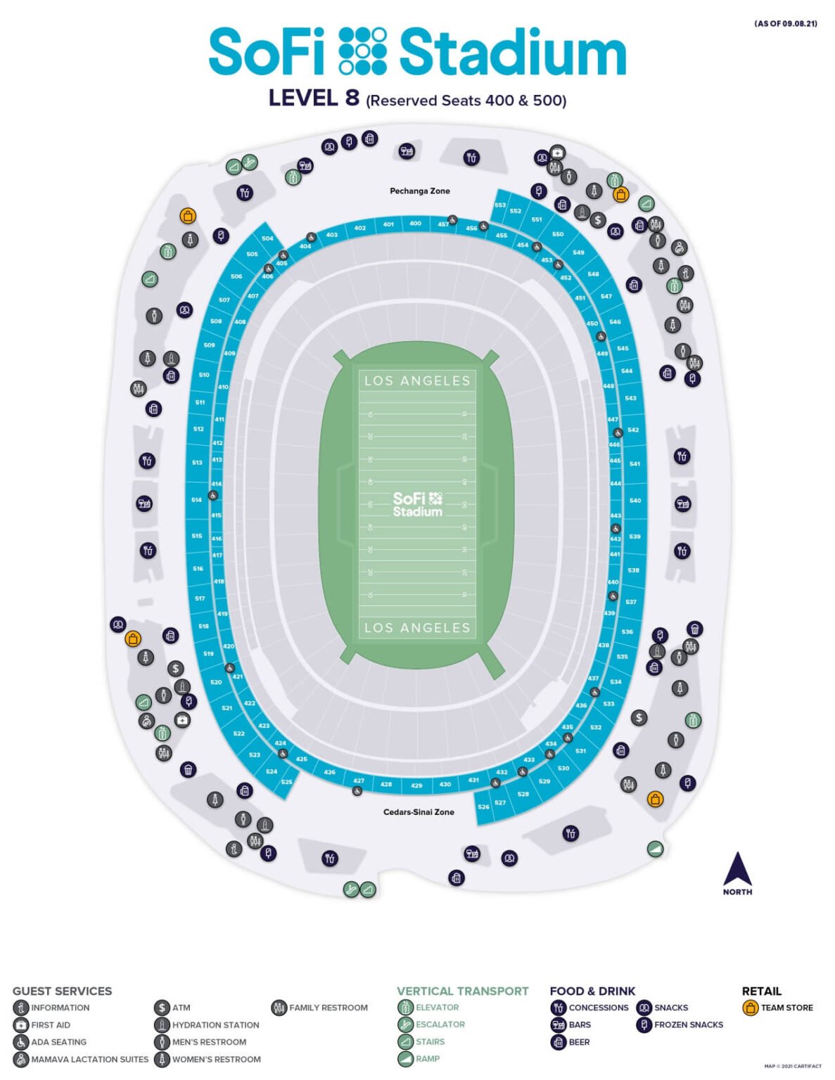 SoFi Stadium Seating Chart 2023 SeatGraph