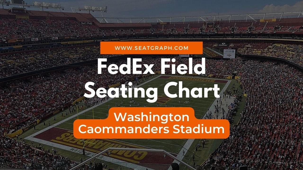 FedEx Field Seating Chart 2023 Washington Commanders Stadium SeatGraph