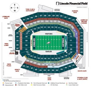 Lincoln Financial Field Seating Chart 2024 