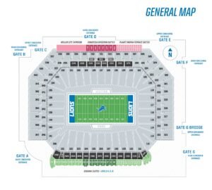 Ford Field Seating Chart 2023: A Guide to Detroit Lions Stadium - SeatGraph