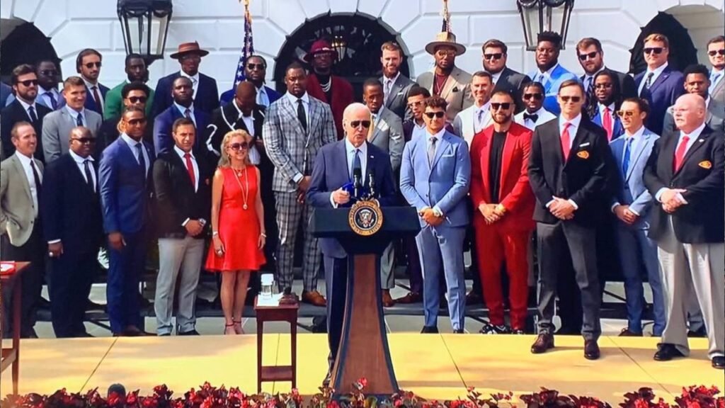  Kansas City Chiefs were honored with a visit to the White House