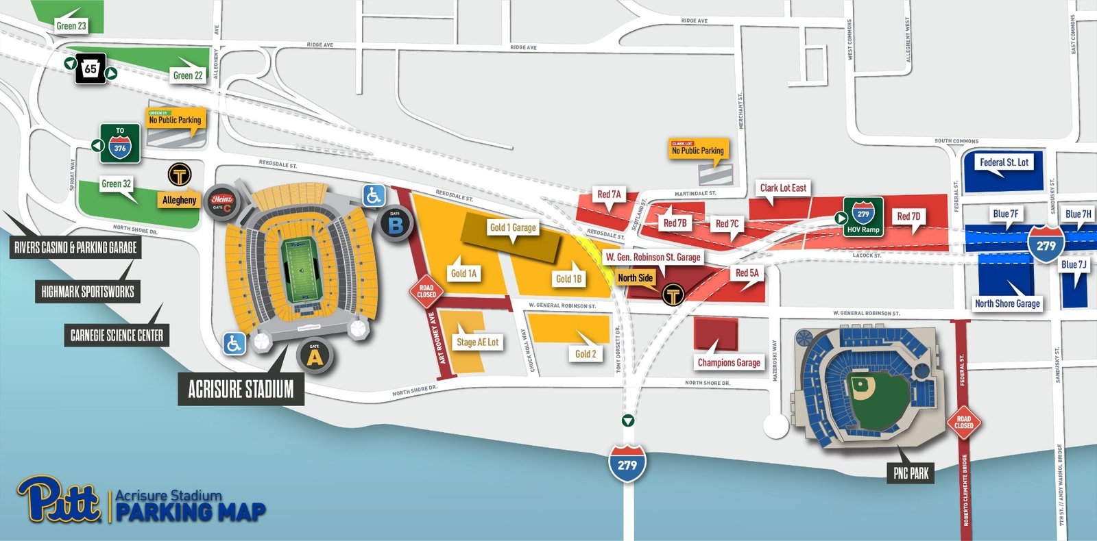 Acrisure Stadium Parking 2024 | Steelers Parking - SeatGraph