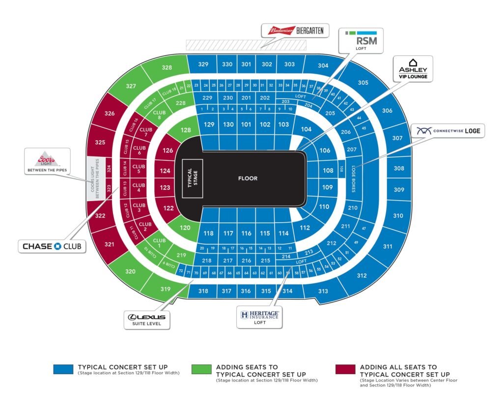 Amalie Arena Seating Chart for Events