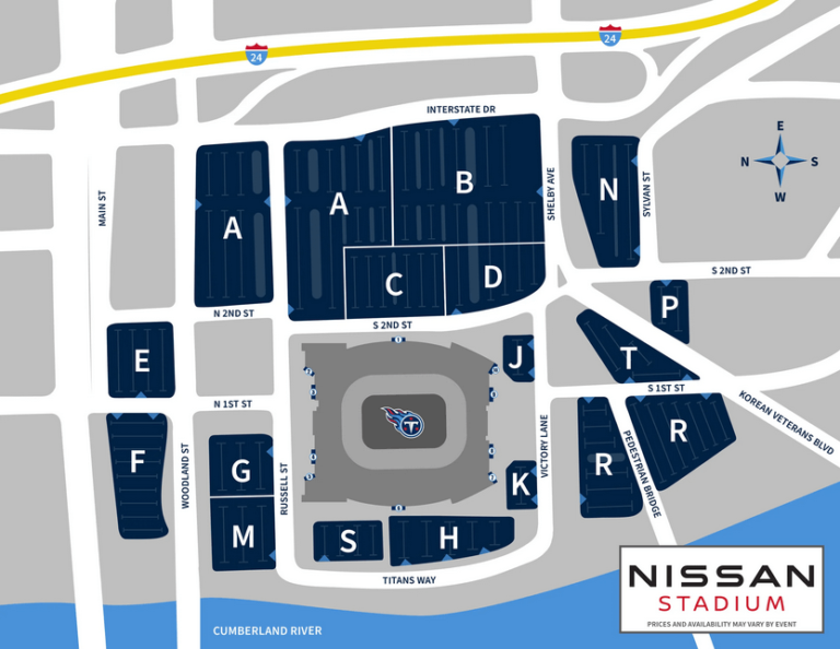 Nissan Stadium Parking Guide 2024 Best Spots, Price and Tips SeatGraph