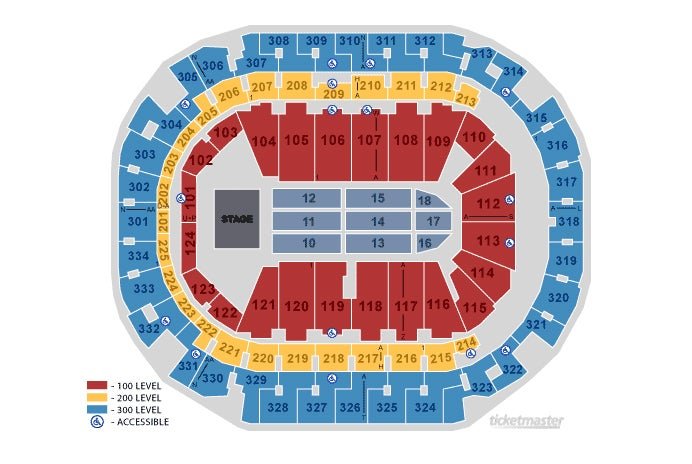 American Airlines Center Seating Chart concert