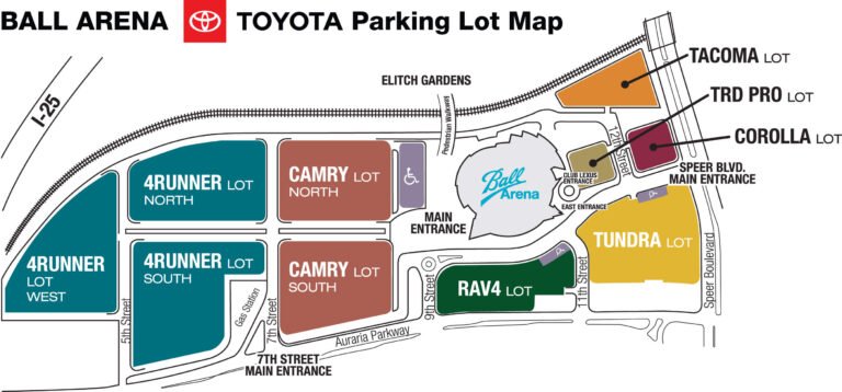 Ball Arena Parking Map 768x358 
