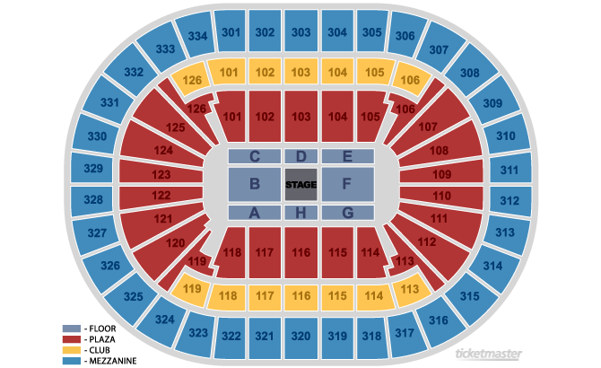 enterprise center seating chart for concert