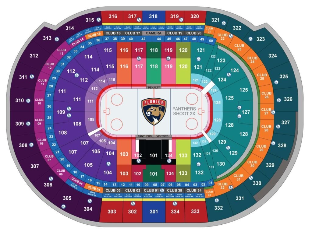 FLA Live Arena Seating Chart: Florida Panthers Game