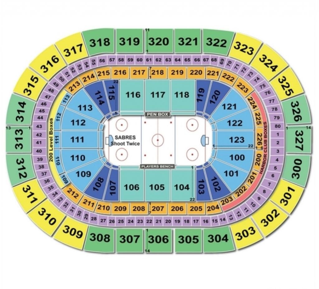 KeyBank Center Seating Chart | Buffalo Sabres Arena