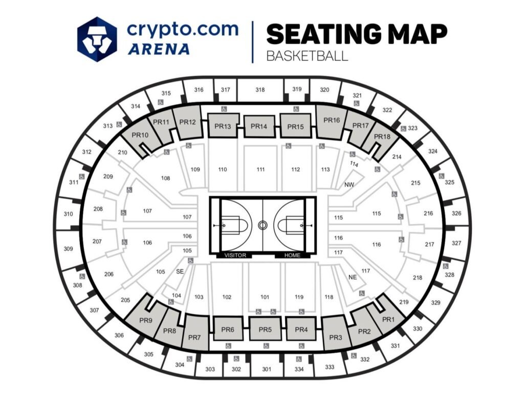 Crypto.com Arena Seating Chart - Basketball