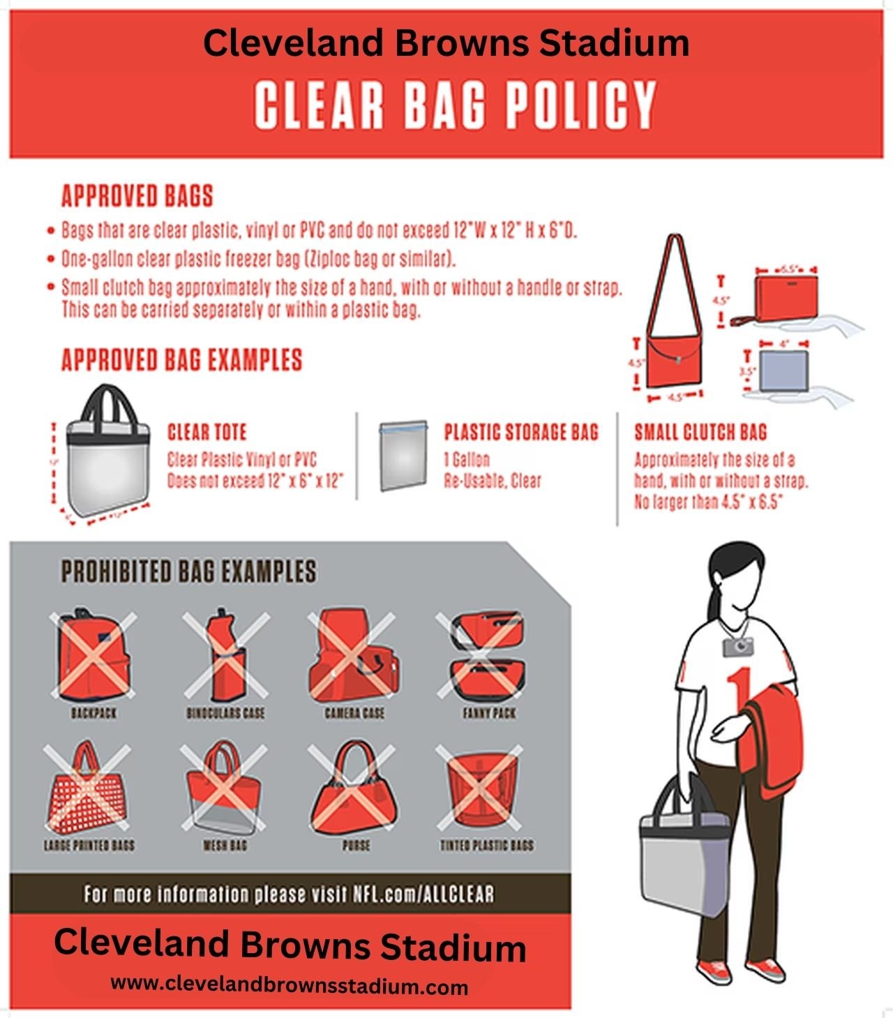 Cleveland Browns Stadium Bag Policy: Permitted & Prohibited Items ...