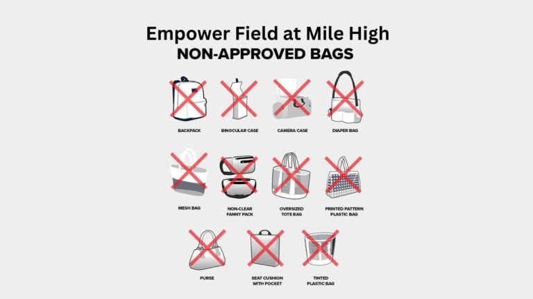 Rolling Stones Mile High Stadium Bag Policy