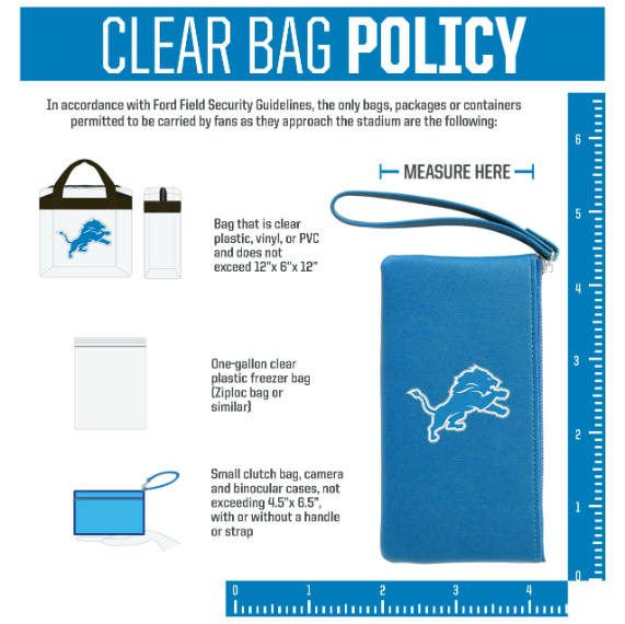 Ford Field Bag Policy