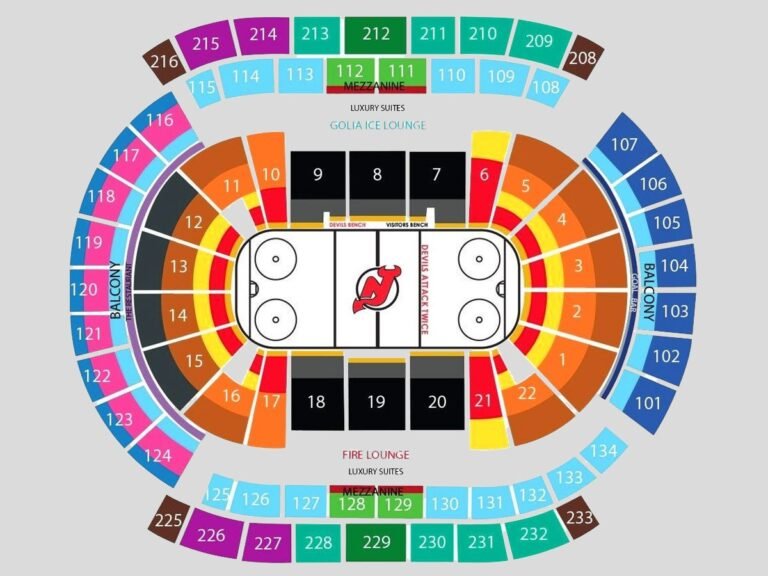 Prudential Center Seating Chart 2023 New Jersey Devils Stadium Guide