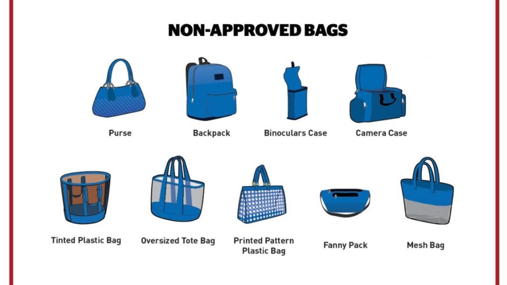 not approved bags at levi's stadium