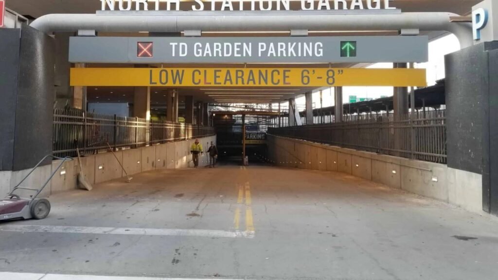 td garden parking- north station garage