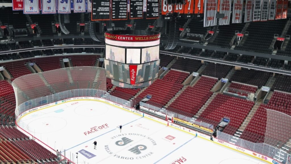 Wells Fargo Center Seating for flyers game