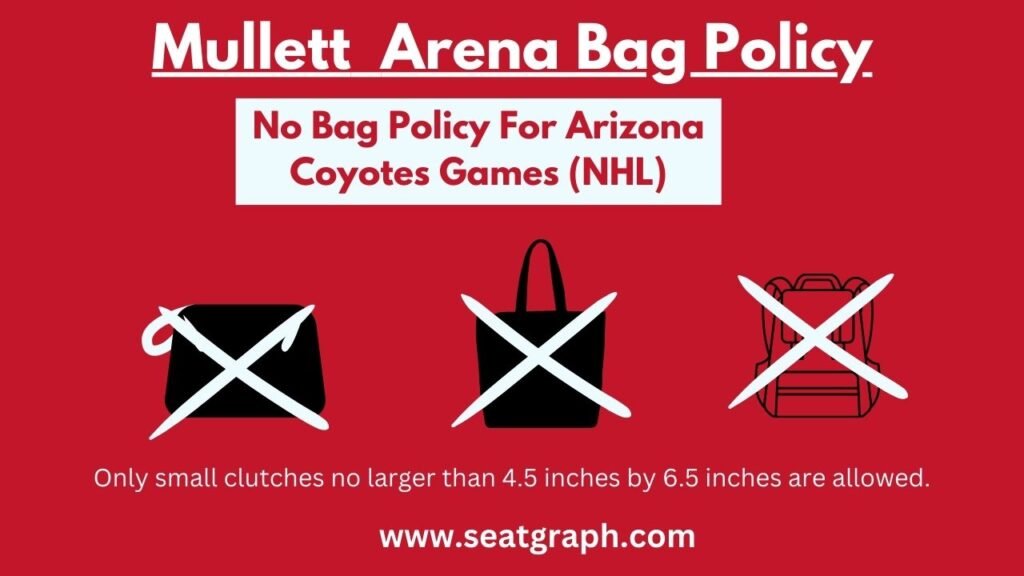 Mullett  Arena Bag Policy for NHL