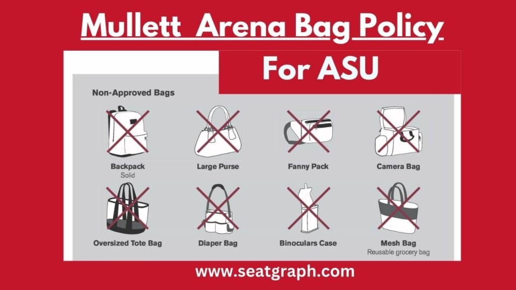 Mullett arena bag policy non approved bags