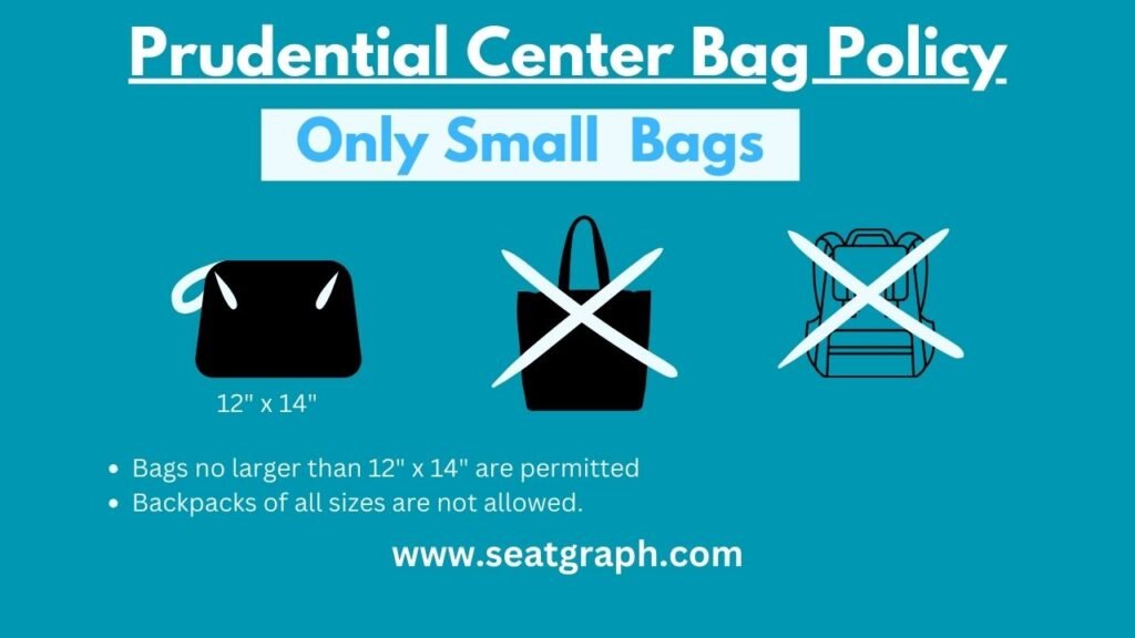 prudential center bag policy