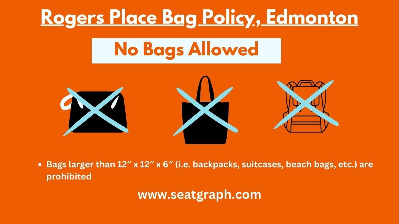 Rogers Place Bag Policy, Edmonton: Oilers Game, Concert - SeatGraph