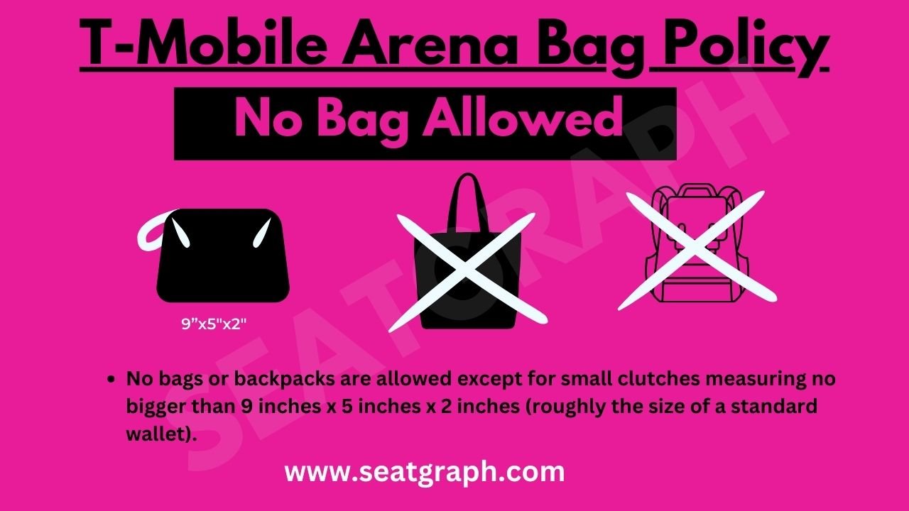 t mobile las vegas arena bag policy