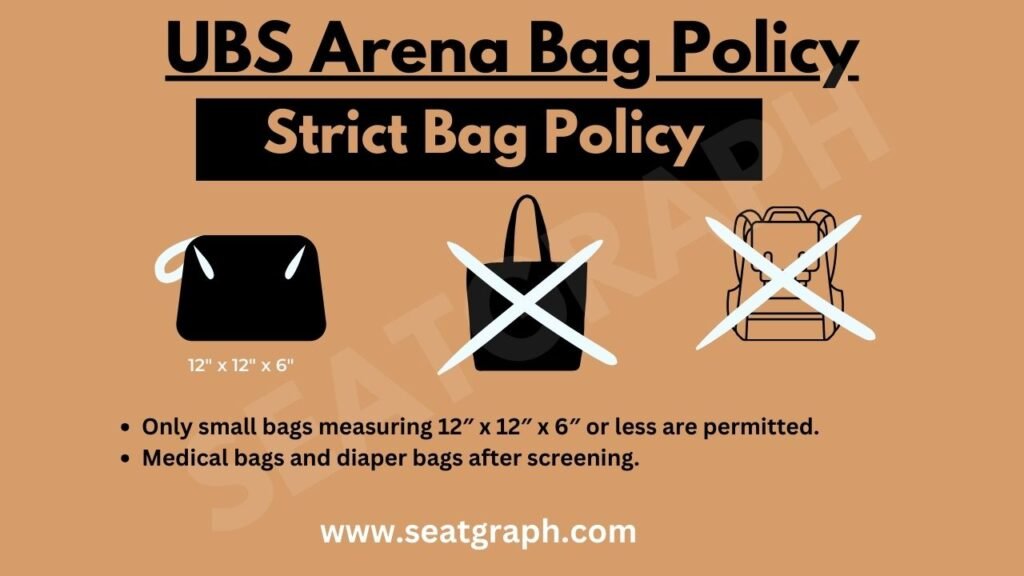 ubs arena bag policy