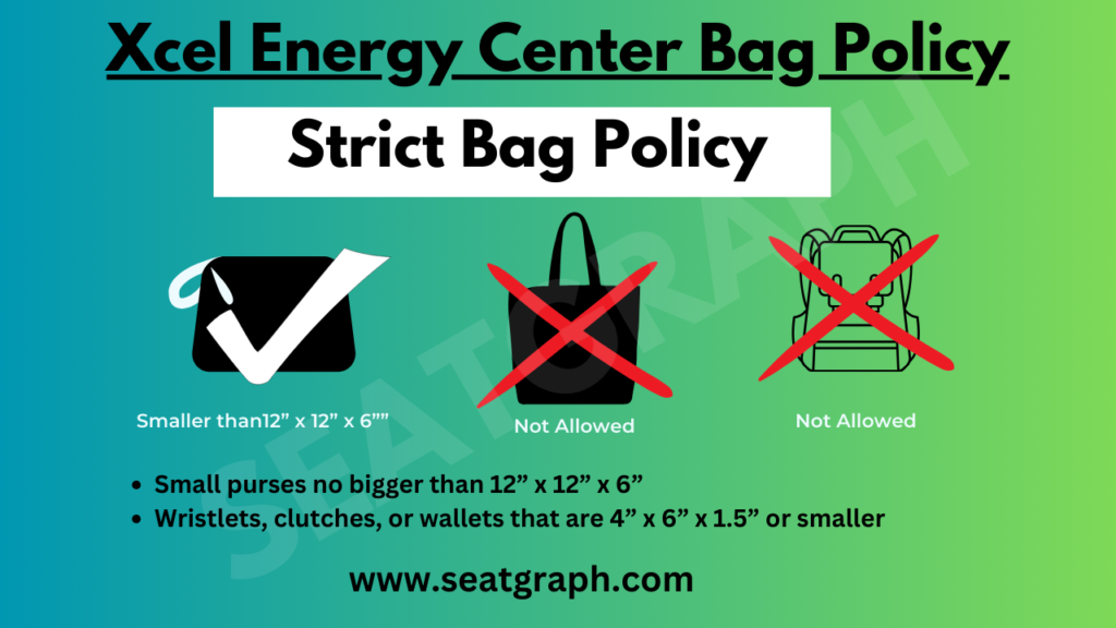 Xcel Energy Center Bag Policy