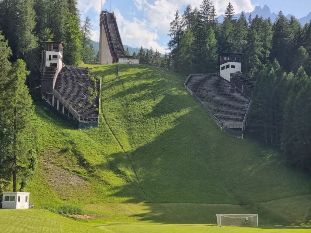 Ski Jump Tower- Cortina D’Ampezzo, Winter Olympics 1956.