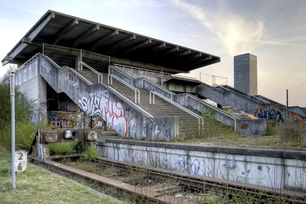 Olympic Stadium Train Stop- Munich, Summer Olympics 1972.