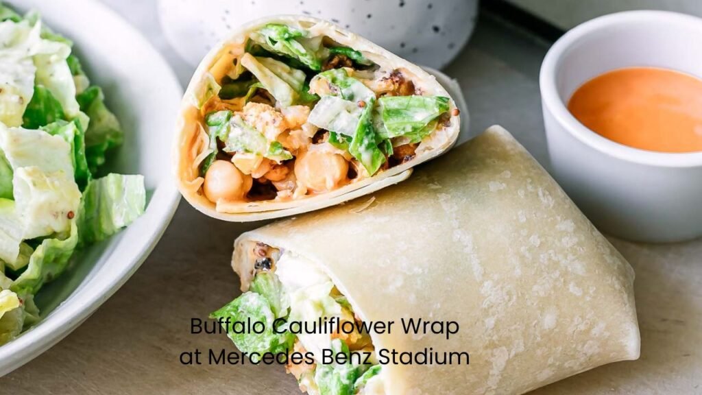 Buffalo Cauliflower Wrap at Mercedes Benz Stadium