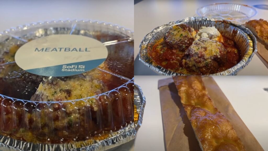 best food at sofi stadium - meatballs