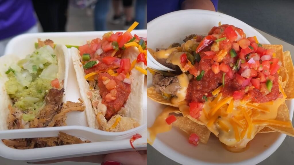 U.S. Bank Stadium Food tacos and nachos