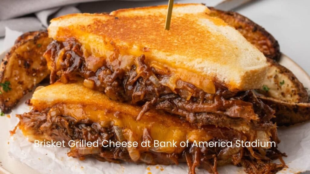 Brisket Grilled Cheese at bank of america stadium