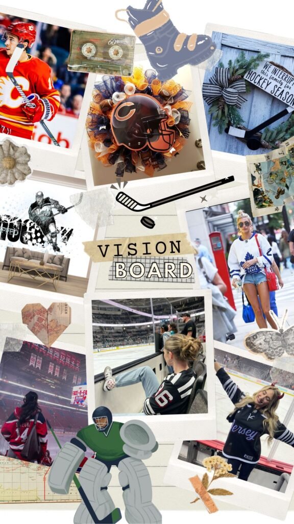 hockey vision board