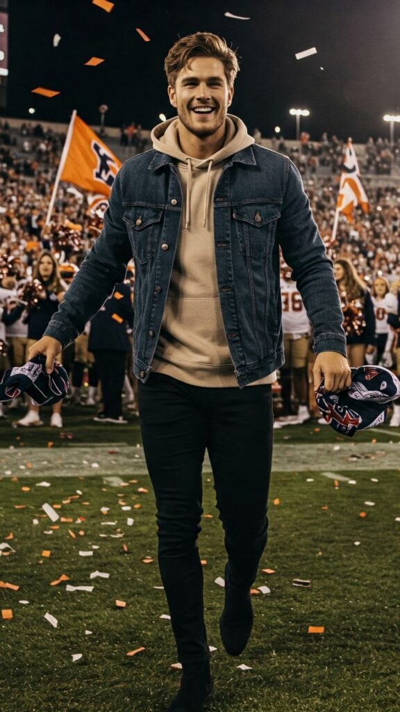 12 Best Football Gameday Outfits for Men 8. Denim Dominance